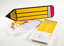 Load image into Gallery viewer, Personalized Pencil Set /Yellow-Pastel
