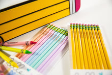Load image into Gallery viewer, Personalized Pencil Set /Yellow-Pastel