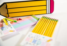Load image into Gallery viewer, Personalized Pencil Set /Yellow-Pastel