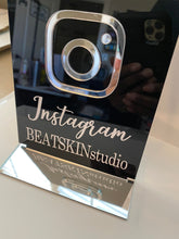 Load image into Gallery viewer, Social Media Sign/Salon Beauty Sign/Office Sign/Facebook Sign/Instagram Sign