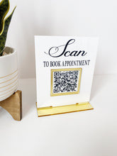 Load image into Gallery viewer, QR Code Business Social Media Sign | Salon Sign | Beauty Sign | Hairdressers Beautician Sign|Business Payment Sign/Book Appointment