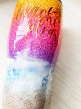 Load image into Gallery viewer, Glitter Beach Tumbler