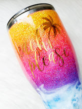 Load image into Gallery viewer, Glitter Beach Tumbler
