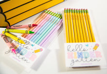 Load image into Gallery viewer, Engraved Ticonderoga Pencils | Personalized Back-to-School Set | Pastel Pencils | Engrave Your Name | Teacher Gift