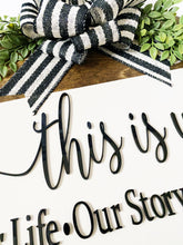 Load image into Gallery viewer, THIS IS US WELCOME SIGN
