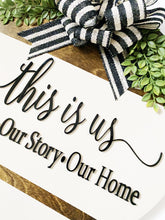 Load image into Gallery viewer, THIS IS US WELCOME SIGN