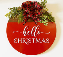 Load image into Gallery viewer, Hello Christmas Sign