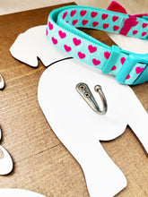 Load image into Gallery viewer, PERSONALIZED WOODEN DOG LEASH HOLDER