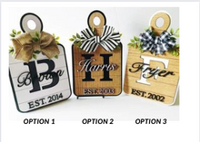 Load image into Gallery viewer, Decorative Monogram Cutting Board