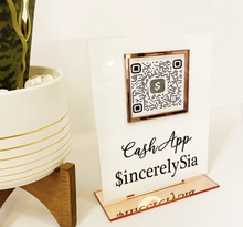 Load image into Gallery viewer, SINGLE SOCIAL MEDIA QR CODE SIGN