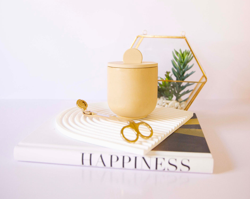 LUXE BREW/ Concrete Candle