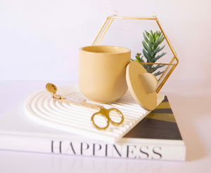 LUXE BREW/ Concrete Candle