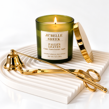 Load image into Gallery viewer, Fallen Leaves /Glass Candle
