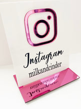 Load image into Gallery viewer, Social Media Sign/Salon Beauty Sign/Office Sign/Facebook Sign/Instagram Sign
