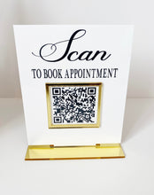 Load image into Gallery viewer, QR Code Business Social Media Sign | Salon Sign | Beauty Sign | Hairdressers Beautician Sign|Business Payment Sign/Book Appointment
