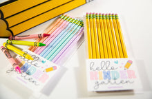Load image into Gallery viewer, Engraved Ticonderoga Pencils | Personalized Back-to-School Set | Pastel Pencils | Engrave Your Name | Teacher Gift
