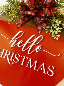 Hello Christmas Sign